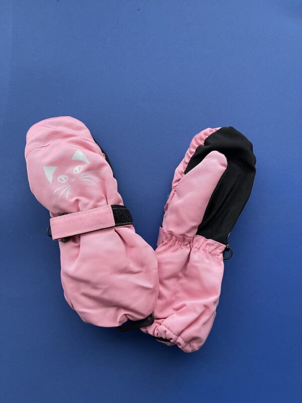 Neperšlampamos vaikiškos kumštinės pirštinės – Kačiukas