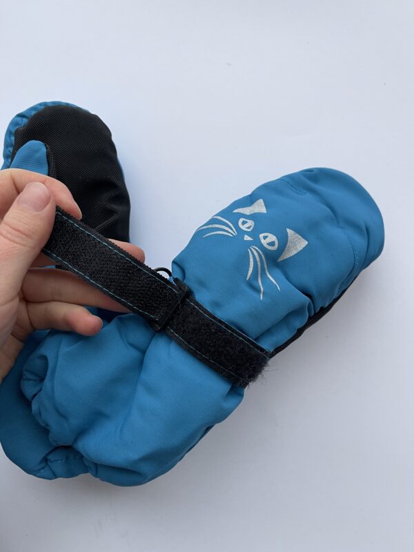 Neperšlampamos vaikiškos kumštinės pirštinės – Kačiukas