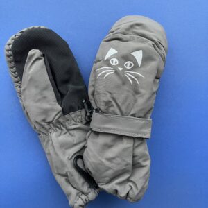 Neperšlampamos vaikiškos kumštinės pirštinės – Kačiukas