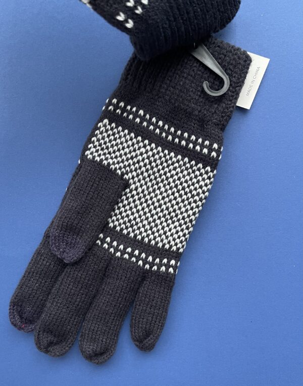 IMG_8113 2 Vyriškos pirštinės žvaigždė - juodos